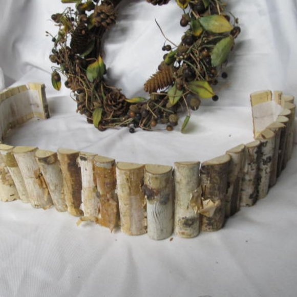 White Birch Bark Tree Decor Birch Bark Tree Decor Rustic Wedding wood decor - Picture 2 of 5